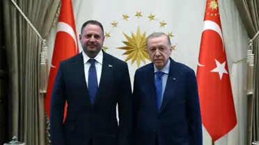 Cumhurbaşkanı Erdoğan, Ukrayna Devlet Başkanlığı Ofisi Başkanı Yermak'ı Kabul Etti