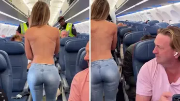 Genç modelin uçakta giydiği kıyafet olay oldu! ''Bu halde uçağa nasıl bindin?''