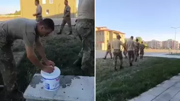 Görüntüdekiler Türk askeri! ''Erkeklere acıyacağım aklıma gelmezdi'' yorumları yapılıyor