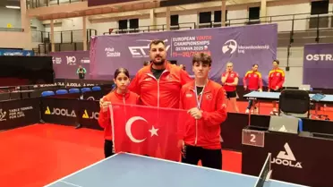 Kocasinan Belediyesi Spor Kulübü, Avrupa Masa Tenisi Şampiyonası'nda İki Önemli Başarı Elde Etti