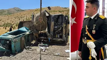 Malatya'da askeri araç devrildi: Üsteğmen Tuğrul Özsu şehit oldu
