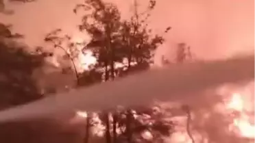 Geyve'de Yangın Büyüyor, Yerleşim Tehditte!