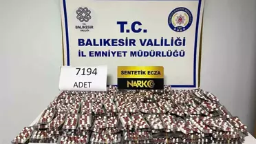 Ayvalık'ta Uyuşturucu Operasyonu: 7 Bin Hap Ele Geçirildi