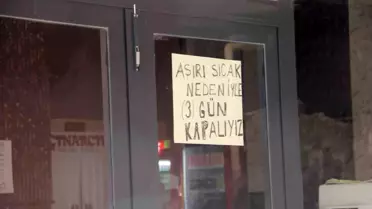 Cizre'de Aşırı Sıcaklar Hayatı Olumsuz Etkiliyor