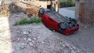 Erdek'te Takla Atan Araçta 2 Yaralı