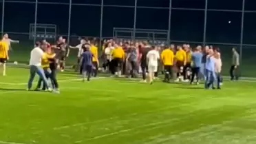 Bolu'da Futbol Turnuvasında Kavga