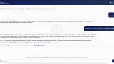 Medipol'den Yapay Zeka ile Dijital Rehber