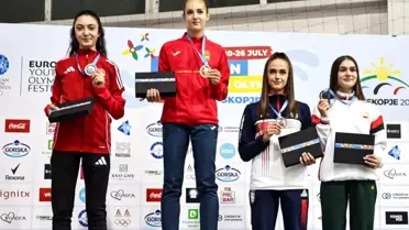 Zeynep Duru Kokoç Avrupa Gençlik Olimpik Yaz Festivali'nde Gümüş Madalya Kazandı