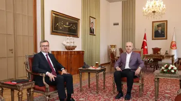 Kurtulmuş, Duran'ı Kabul Etti