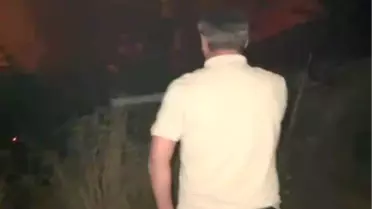 Karabük Belediye Başkanı Özkan Çetinkaya'nın Yangınla Mücadelesi Takdir Topladı