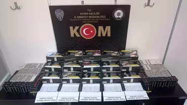 Aydın'da Kaçak Tütün Operasyonu
