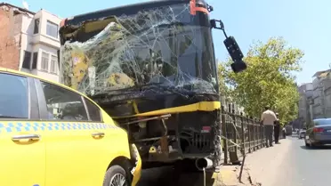 Beyoğlu'nda IETT Otobüsü Kaza Yaptı, 1 Kişi Hayatını Kaybetti