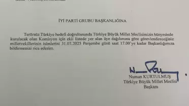 İYİ Parti, Kurulacak Komisyonda Yer Almayacak