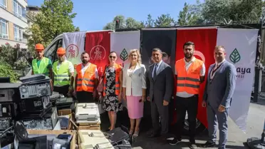 Güven Hastanesi’nden Elektronik Atık Teslimi