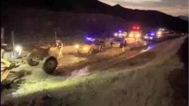 Kars'ta Sel Nedeniyle Karayolu Kapandı