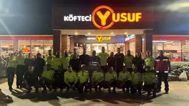 Köfteci Yusuf'tan Yangınla Mücadeleye Destek