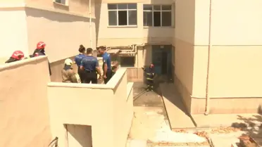 Şişli Nişantaşı'nda Okulda Yangın