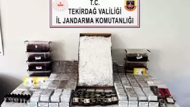 Çerkezköy'de Kaçak Tütün Operasyonu