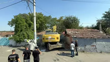 Çorlu'da Uyuşturucu Binaları Yıkıldı