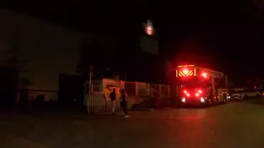 Ankara'da fabrika alev alev yandı