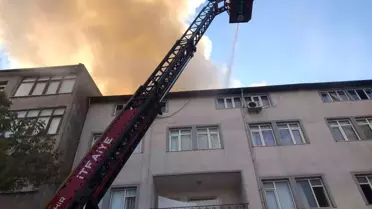 Kocaeli'de Çatı Katı Yangını