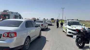 Aksaray'da Motosiklet Kazası