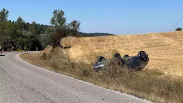 Kastamonu'da Takla Atan Araçta 3 Yaralı