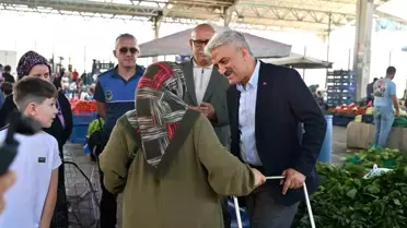 Vali Makas'tan Pazar Ziyareti