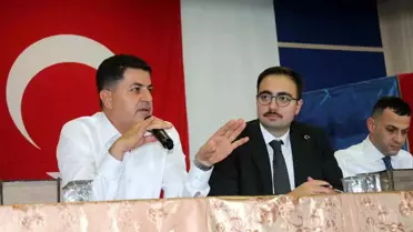 İshak Şan, Sincik ve Gerger'de Muhtarlarla Bir Araya Geldi