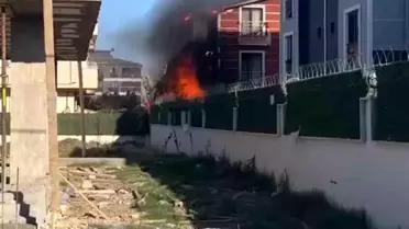Tekirdağ'da Ev Yangını Kontrol Altına Alındı
