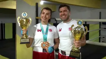 Sivaslı Çift Kick Boksla Dünya Şampiyonu Oldu