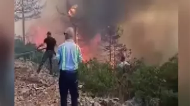 Orhaneli'de İtfaiye Eri Kalp Krizi Geçirdi