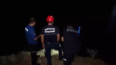 Düden Şelalesi'nde Arama Çalışmaları