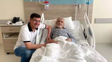 Başkan Kahveci, Eski Başkan Canan'ı Hastanede Ziyaret Etti