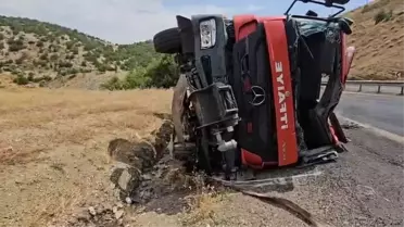 Diyarbakır'da İtfaiye Aracının Kazası