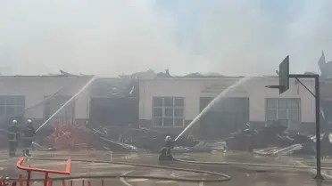 Gaziantep'te meslek lisesinde yangın (2)