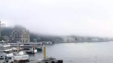 İstanbul Boğazı ve Çevresinde Lokal Sis Etkili