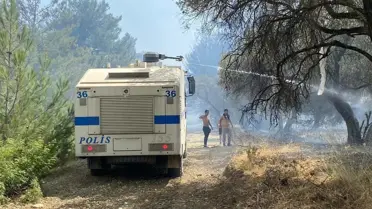 Kaplumbağalar Yangından Kurtarıldı