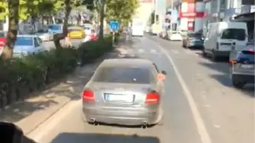 Tekirdağ'da Ambulansa Yol Vermeyen Sürücüler Tepki Çekti