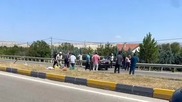 Beypazarı'nda Trafik Kazası: Sürücü Yaralandı