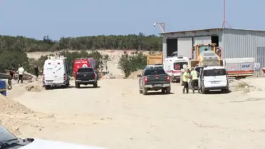 Çatalca'da Kum Ocağında Göçük: İki Kişi Mahsur Kaldı