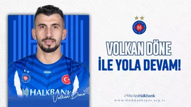 Halkbank'tan Volkan Döne ile Yeni Sözleşme