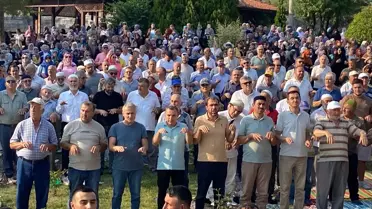 Yangınların 1 haftadır sürdüğü Karabük'te halk yağmur duasına çıktı