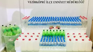 Samsun'da Etil Alkol ve Uyuşturucu Ele Geçirildi