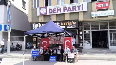 Muş'ta Evlat Nöbeti Devam Ediyor