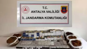 Alanya'da Kaçakçılık Operasyonu