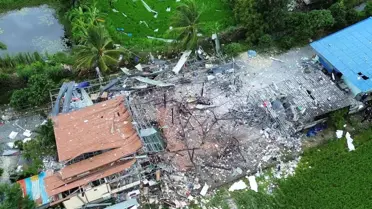 Tayland'da Havai Fişek Fabrikasında Patlama