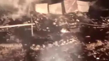 Çankırı'da Baraka Yangını