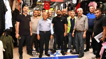 Kayseri Belediye Başkanı Memduh Büyükkılıç, Yeraltı Çarşısı Esnafını Ziyaret Etti