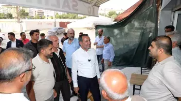 Elazığ Belediye Başkanı Şahin Şerifoğulları, Mahallelerde İncelemelerde Bulundu
